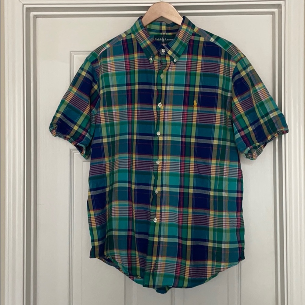 Men’s Ralph Lauren shirt sleeve button down  XL